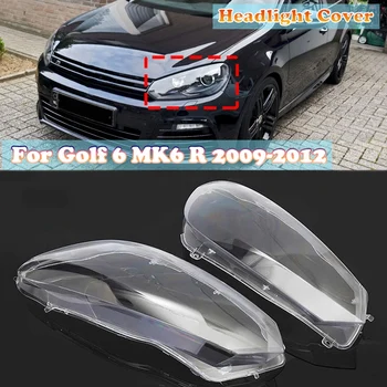 Far auto Shell Faruri Lentile de Înlocuire Auto Abajur Transparent Pentru VW Golf 6 MK6 R 2009-2012
