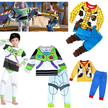 2022 Pijamale Copii Set Toy Story Noi pentru Copii de Primăvară și de Toamnă Imbracaminte Baieti din Bumbac Desene animate cu Maneca Lunga T-Shirt