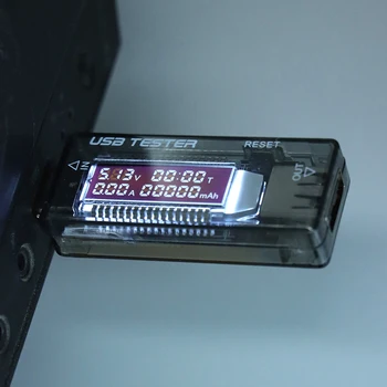 LCD USB Detector Voltmetru Ampermetru Capacitatea de Putere Metru Tester Tensiune Curent Putere Mobil de Testare Tester