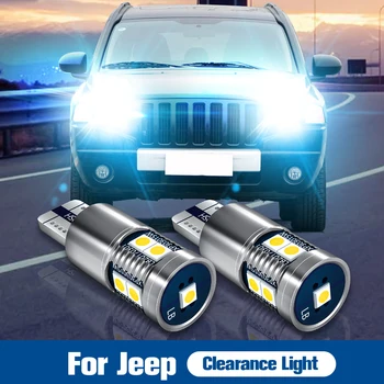 2 buc LED-ul creatininei Bec Parcare Lampa W5W T10 2825 Canbus Pentru Jeep Cherokee XJ Busola Grand Cherokee Patriot