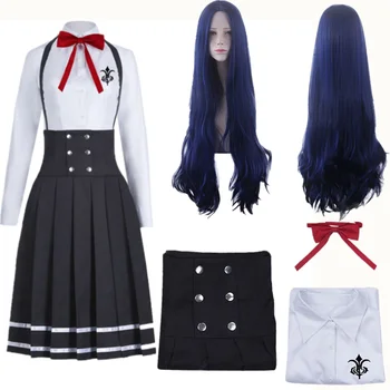 Anime Danganronpa V3 Shirogane Tsumugi caracter costum de sex feminin JK uniformă școlară fusta cosplay costum