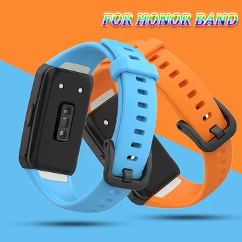 Silicon stap pentru huawei Band 6 Sport Înlocuire Rapidă bratara smartwatch correa Bratara pentru huawei honor 6 trupa Accesorii