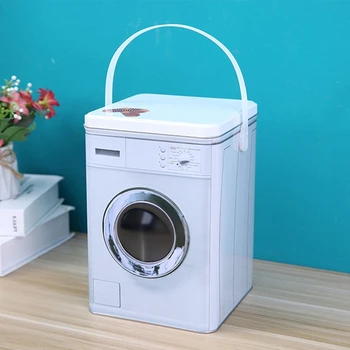 Detergent de Depozitare de Tablă cu Mâner pentru Creative Spălătorie Praf Bin Detergent Pulbere de Depozitare pentru organizarea Tabl