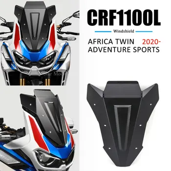 CRF1100L 2020-Parbriz Pentru Honda CRF 1100L Africa Twin Sporturi de Aventură Accesorii Parbriz Aluminiu Scut de Vânt Deflectore