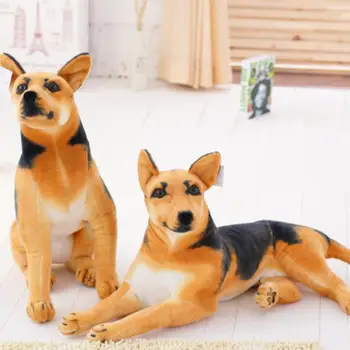 Uriaș Plus De Câine Jucării Realiste De Animale Împăiate German Câine Ciobănesc Jucării De Pluș Cadou Pentru Copii