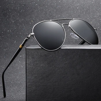 Clasic Polarizat ochelari de Soare Barbati de Conducere Pilot de Ochelari de Soare de Brand Designer de sex Masculin Epocă ochelari de Soare Negru Pentru Barbat Femei UV400