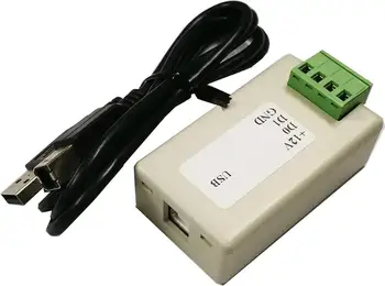 WG26/34 format convertor USB Plug-and-Play Ieșire ASCII sau 16HEX utilizate pentru controlul accesului în windows/linux/android sistem
