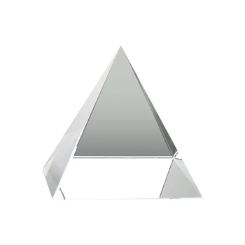 Piramida de cristal piramida poliedru pentru a vedea curcubeu optică prisma lentilelor cu diametrul de 40MM, 60MM 80MM 100MM