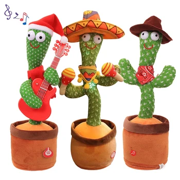 Dans Cactus Electron Jucărie De Pluș Moale Papusa De Plus Copii Cactus Care Poate Să Cânte Și Să Danseze Voce Interactiv Bled Stark Jucărie Pentru Copil