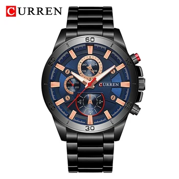 CURREN, Ceas Brand de Top de Lux Barbati Sport Ceasuri Militare Bărbați Plin de Oțel Cuarț Ceas Masculin Impermeabil Ceas relogio masculino