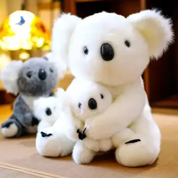 Super Moale Urșii Koala Jucării De Pluș Umplute Animale Papusa Mama De Copii Pentru Copii Pentru Fete Copii Ziua De Nastere, Cadouri De Animale De Pluș