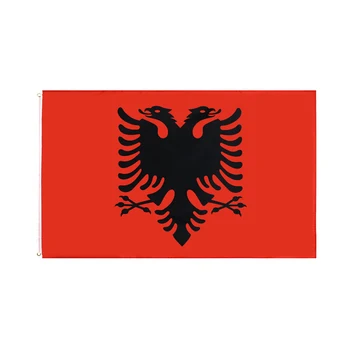FLAGHUB 60X90 90X150cm ALB AL Albaniei Naționale Banner Flag Pentru Decorarea Parada/Festival/Home