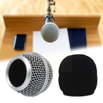 Microfon Grila de Înlocuire Mic Cap de Microfon Montare Cap cu Fir Microfon Wireless de Acces Pentru SM58 Pentru Shure Beta H6L6
