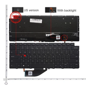 NOI NE-tastatura laptop Pentru DELL XPS 13 7390 2in1 2-în-1 Maglev cu iluminare din spate engleză Tastatură Neagră
