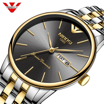 NIBOSI Mens Ceasuri de Top de Brand de Lux Cuarț Ceas pentru Bărbați Montre Homme Ceasuri de mână rezistent la apă Ceas Relogio Masculino