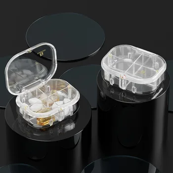 Portabil Mini-Pilula Cazuri Repartitoare De Plastic Medicina Cutie Sigilat Magnetic De Aspirație Portabile Cutie De Medicina Umiditate Dovada Pastillero