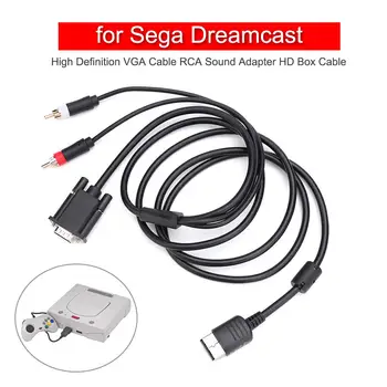De înaltă Definiție Cablu VGA RCA Adaptor de Sunet HD Cutie Cablu pentru Sega Dreamcast Cablu VGA pentru SEGA Dreamcast DC mare quility