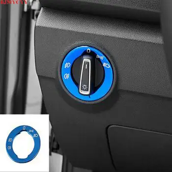 BJMYCYY din oțel Inoxidabil inel decorativ pentru faruri comutator buton pentru Volkswagen vw T-Roc TROC 2018 2019