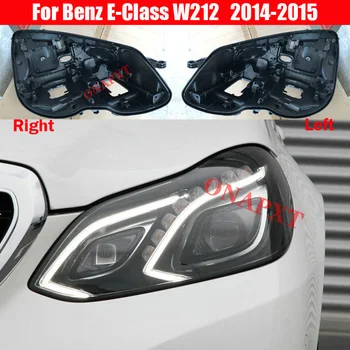 Pentru Benz E class W212 E300 E350 2014-2015 Spate Lampă de Plastic Coajă de Protecție de Acoperire Faruri LED Carcasa Spate Coajă de Baza Negru