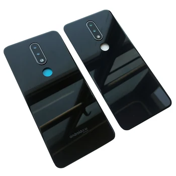 Pentru Nokia X6 6.1 Plus Original Nou Pahar De Locuințe Spate Înapoi Caz Capacul Bateriei Telefonul Parte Auto Cu Aparat Foto+Obiectiv + Logo