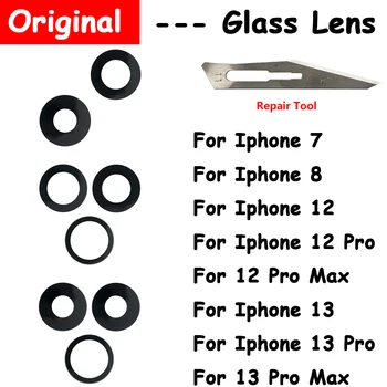 Noi Spate aparat de Fotografiat Lentilă de sticlă Cu Adeziv Pentru Iphone 13 12 6S 7 8 Plus X XR XS 12 Pro Max Glasss Obiectiv Cu Instrumente de Reparare