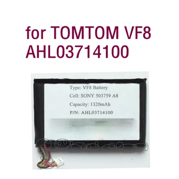 De înaltă calitate Înlocuire Li-ion baterie Externă Autentice, Pentru TOMTOM VF8 AHL03714100 3.7 V, 1320mAh GPS TOMTOM