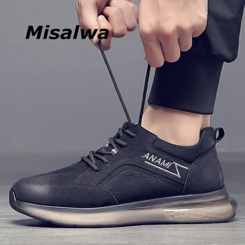 Misalwa Pantofi de Moda pentru Bărbați 2022 Nou Casual Piele Barbati Adidasi Indesata Original de Lux Mens Pantofi de zi cu Zi
