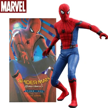 Hc Spiderman Acțiune Figura 1:6 30cm Dimensiuni Mari Spider Man Mobile Statuie Model de Papusa Jucării de Colectie Cadouri Pentru Iubit Copil