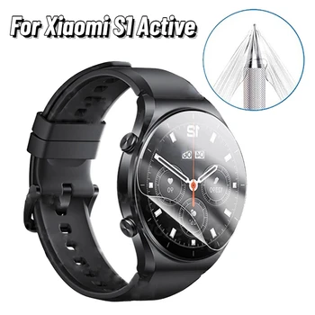 3-1BUC Moale TPU Folie de Protectie Pentru Xiaomi Mi S1 Activ Smartwatch Anti-zero Ecran Protector Pentru Xiaomi S1 Activ Nu de Sticla