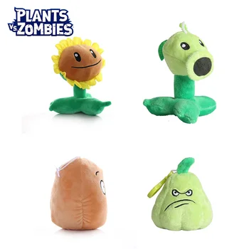 Video Jocul Plante vs Zombi 15-20CM de Pluș Drăguț Păpușă de Jucărie Jucărie de Floarea-soarelui Jucarii Copii Decor Dormitor Copil Cadouri