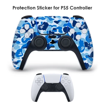Pentru PS5 Controler de Camuflaj Piele Autocolant de Protecție Autocolant Pentru PS5 Gamepad Joystick-ul pentru PlayStation 5 Operatori Control