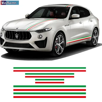 Capota Masina Decal Italia Corp Acoperiș Portbagajul Partea Dungi Fusta Autocolant Pentru Maserati Levante 2017 2018 2019 2020 2021 2022 Accesorii