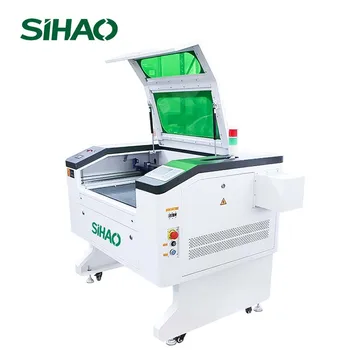 Cel mai bun Preț SIHAO NOI Ruida CO2 Laser Masina de Gravat 90-100W 700X500MM Tăiere cu Laser Gravare Cu Water Cooler Răcitor