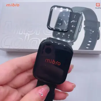 3D Full Marginea Moale Folie de Protecție Capac de Protecție Pentru Xiaomi MiBro Culoare Sport Smartwatch cu Ecran Protector Pentru Mi Mibro Culoare