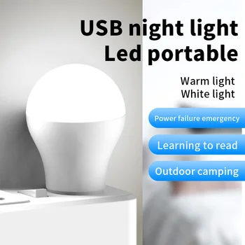 Mufă USB Lampa LED-uri de Protecție a Ochilor Lumină de Lectură Calculator de Putere Mobil de Încărcare USB Carte Mică Lămpi Mici, Rotunde de Lumină Lumina de Noapte