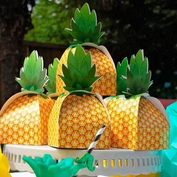10buc Ananas Cutie de Bomboane Partid de Nastere Sac Prada Saci Cutii de Fructe
