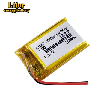 Baterie reîncărcabilă litiu-polimer baterie 052030 502030 3.7 V 250mah MP3 MP4 jucărie litiu polimer baterie Pentru GPS MIJLOCUL setul cu Cască Bluetooth