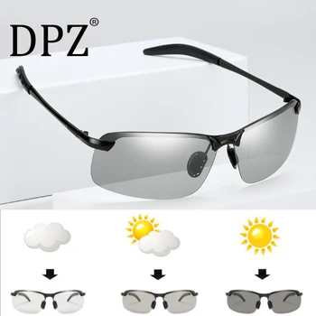 DPZ Polarizate Piața Aviației ochelari de Soare Stil de Conducere Vintage Design de Brand Decolorarea Ochelari de Soare Oculos De Sol Masculino
