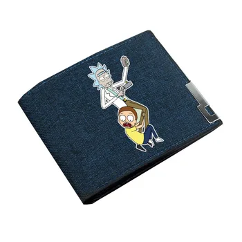Anime Rick jucărie Portofel de Desene animate de Scurt Panza cupluri Zero portofel Card de Pachete de student imprimare Creativă Portofel Geanta Saci Husă
