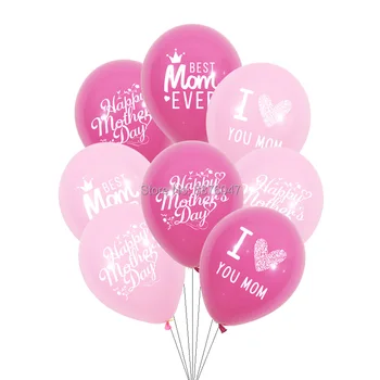 12pcs/lot fericit ziua Mamei ziua Tatălui balon tatăl mama decoratiuni zi eu te iubesc mai buna mama cel mai bun tata baloane