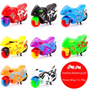 6Pcs Mini Colorate din Plastic Trage Înapoi Motociclete Jucarii pentru Petrecere de Aniversare pentru Copii Favoruri de Umplere Pinata Carnaval Premii Joc Distractiv Cadou