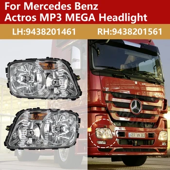 24v Pentru Mercedes Benz Actros MP3 MEGA Faruri European Piese de Camioane Lampă de Cap 9438201461 9438201561 9438201661 9438201761