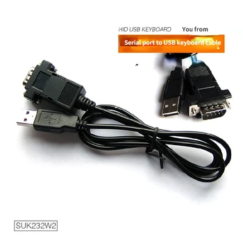 UsenDz@ Port Serial RS232 la USB Keyboard Protocol Unitate de Cablu-gratuit ASCUNS Dispozitiv Plug and Play CH9328