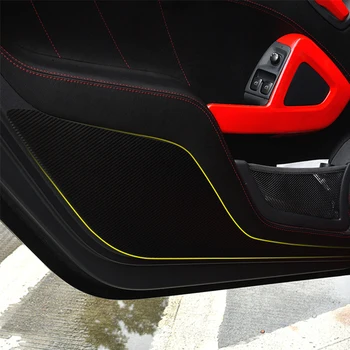 Ușa mașinii de Protecție Autocolant Anti-lovitură Mat Pedala de Decor Pentru Mercedes Smart fortwo 451 Car Styling Modificarea Accesorii