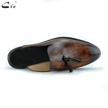 cie Sandale din Piele pentru Barbati Pantofi Rochie Design Italian Formale Pantofi S1