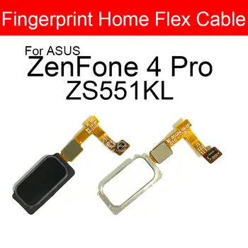 Butonul Home Senzor de Amprentă digitală Cablu Flex Pentru Asus ZenFone 4 Pro ZS551KL Meniu Scanner de Amprente Reveni Cheie Piese de schimb