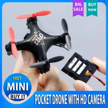 buzunar cf922 Mini drona Quadcopter cu Camera HD Rc WIFI FPV curse Rc Drone Elicopter Asamblare DIY Jucărie jucării control de la distanță