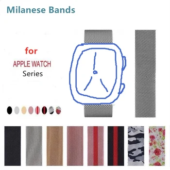 Milanese Benzi pentru Apple Watch 41 45 38 42 40 de 44MM Magnetic din Otel Inoxidabil Curea Ajustabilă pentru iWatch 7 6 5 4 3 2 SE Watchband