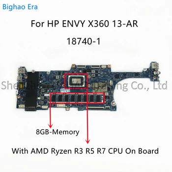 Pentru HP Envy 13-AR Laptop Placa de baza Cu R3-3300 R5-3500 R7-3700 CPU Memorie de 8GB 18740-1 448.0GA05.0011 L53450-601 L53449-601