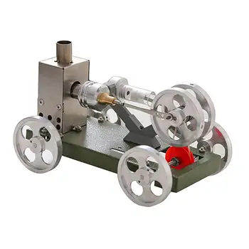 Mini Aer Cald Motorul Stirling Motor Model Jucărie de Învățământ Kituri Auto Metalic de Asamblare DIY Învățare Știință Model de Jucărie